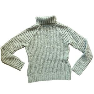 Old Navy Turtleneck Sweater Knit Sea foam Green Long Sleeve Size S/XS